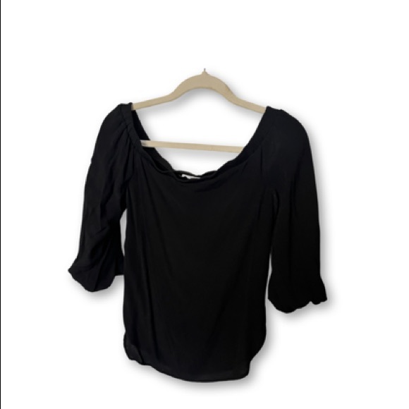 Soprano Bubble Sleeve Off the Shoulder Top - Picture 4 of 5